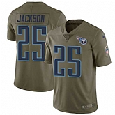 Nike Titans 25 Adoree' Jackson Olive Salute To Service Limited Jersey Dzhi,baseball caps,new era cap wholesale,wholesale hats